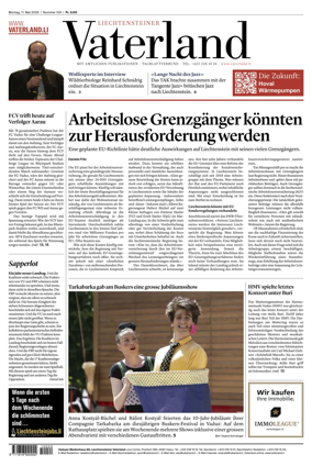 Cover of Liechtensteiner Vaterland