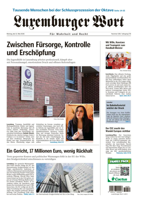 Cover of Luxemburger Wort