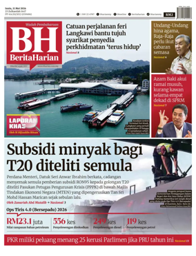 Cover of Berita Harian