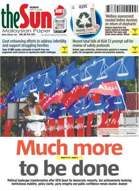 Cover of The Sun (Malaysia)