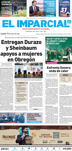 Cover of El Imparcial