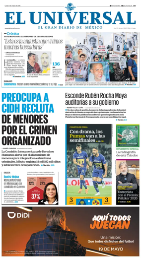 Cover of El Universal