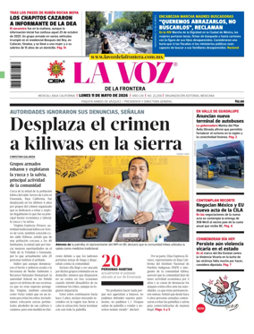 Cover of La Voz de la Frontera