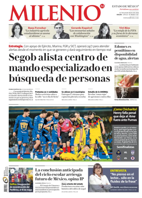 Cover of Milenio Edo de Mexico