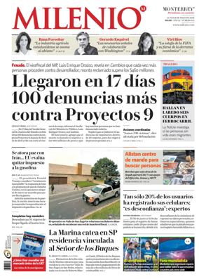 Cover of Milenio Monterrey