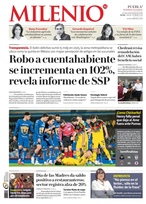 Cover of Milenio Puebla