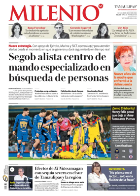 Cover of Milenio Tamaulipas
