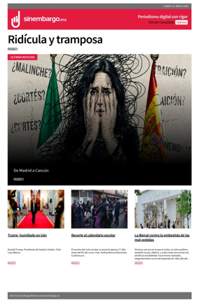 Cover of Sin Embargo Opinion