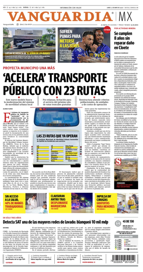 Cover of Vanguardia