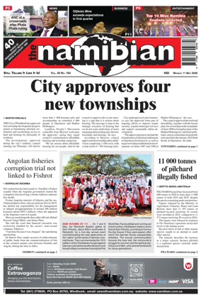Cover of The Namibian