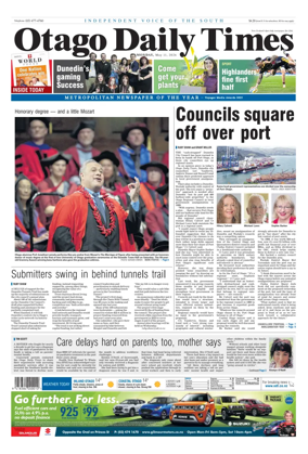 Cover of Otago Daily Times