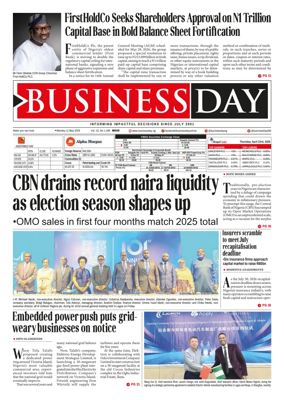 Cover of Business Day (Nigeria)