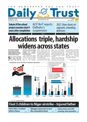 Cover of Daily Trust