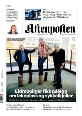 Cover of Aftenposten