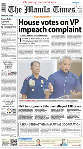Cover of The Manila Times