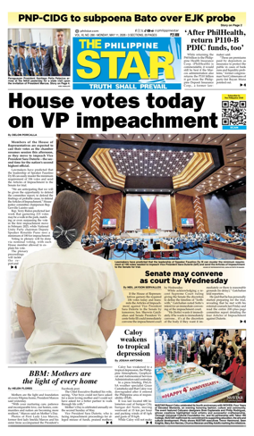 Cover of The Philippine Star