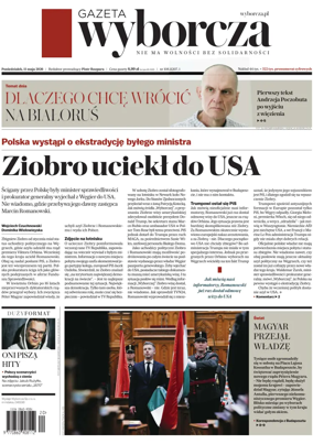 Cover of Gazeta Wyborcza