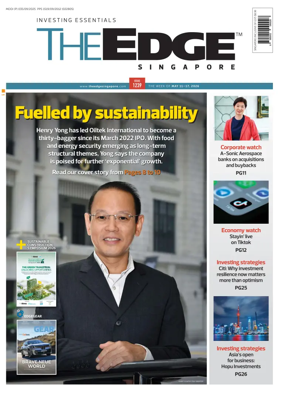 Cover of The Edge Singapore