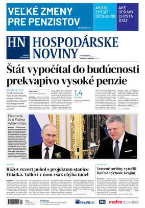 Cover of Hospodarske noviny