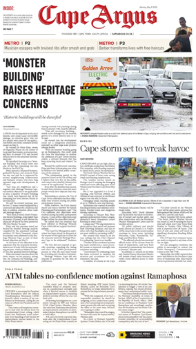 Cover of Cape Argus (PM Edition)