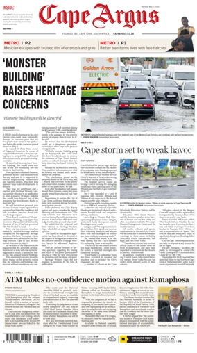 Cover of Cape Argus