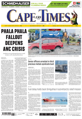 Cover of Cape Times