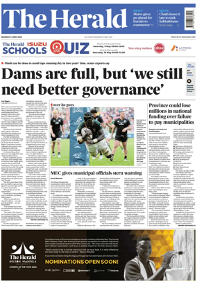 Cover of The Herald (South Africa)