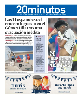 Cover of 20 Minutos Madrid