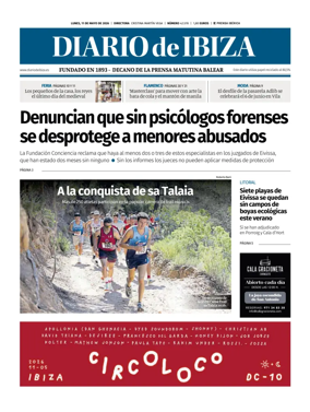 Cover of Diario de Ibiza