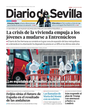 Cover of Diario de Sevilla