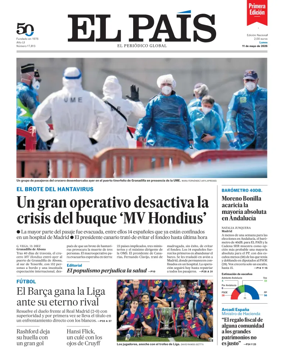 Cover of EL PAIS primera edicion