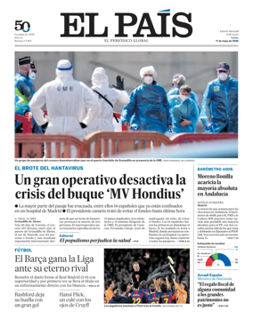 Cover of EL PAIS Euskadi