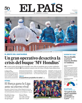 Cover of El Pais Madrid