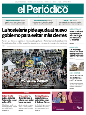 Cover of El Periodico Extremadura