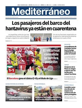 Cover of El Periodico Mediterraneo