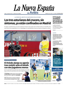Cover of La Nueva Espana (Aviles)
