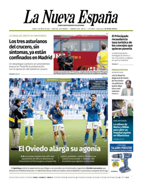 Cover of La Nueva Espana (Occidente)