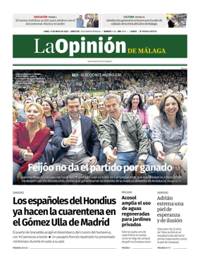 Cover of La Opinion de Malaga