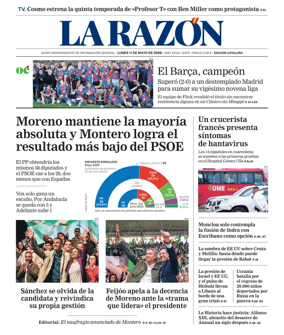 Cover of La Razon (Cataluna)