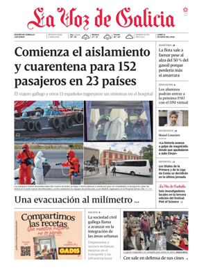 Cover of La Voz de Galicia (Carballo)