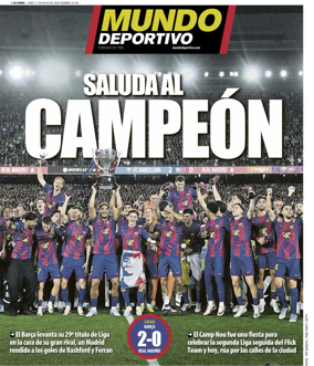Cover of Mundo Deportivo (At. Madrid)