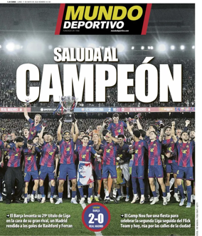 Cover of Mundo Deportivo (Barcelona)