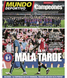 Cover of Mundo Deportivo (Bizkaia-Araba)