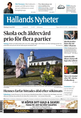 Cover of Hallands Nyheter