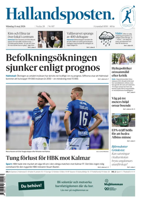 Cover of Hallandsposten