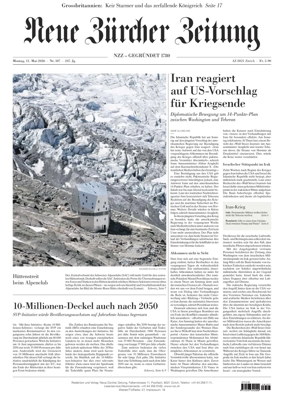Cover of Neue Zurcher Zeitung