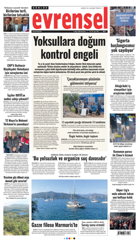 Cover of Evrensel Gazetesi