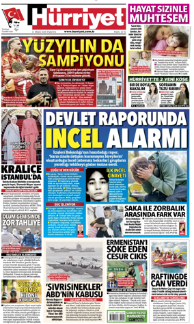 Cover of Hurriyet