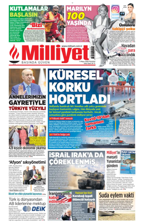 Cover of Milliyet