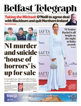 Cover of Belfast Telegraph